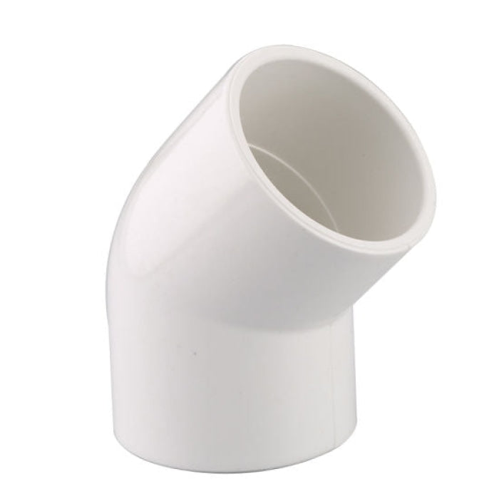 Pvc White Elbow 45°