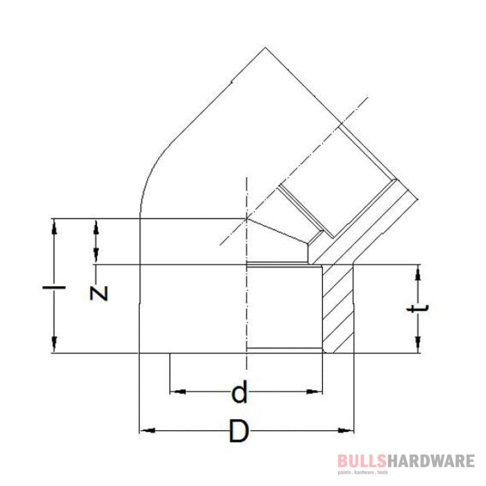 Wefatherm Ppr Elbow 45°