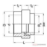 Wefatherm Ppr Female Socket (Hex)