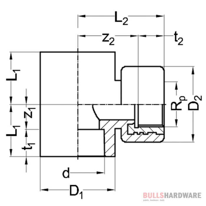 Wefatherm Ppr Female Tee