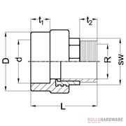 Wefatherm Ppr Male Adaptor (Hex)
