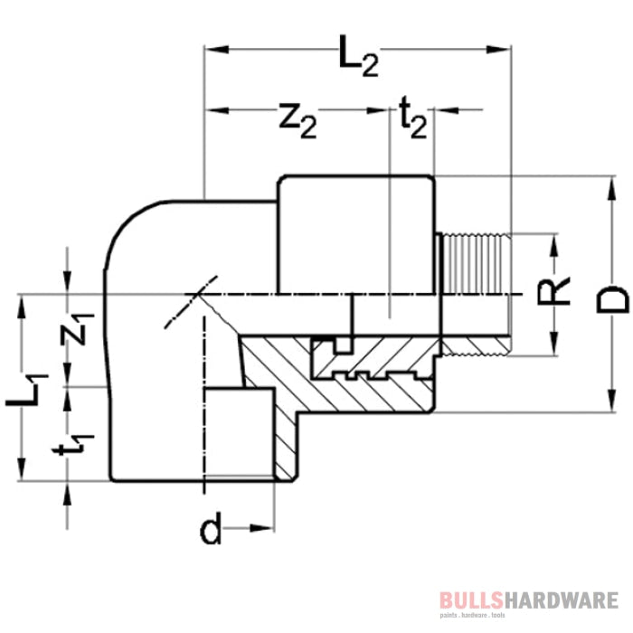 Wefatherm Ppr Male Elbow