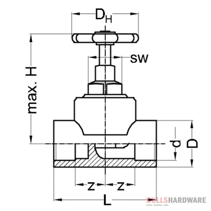 Wefatherm Ppr Stop Valve / Gate