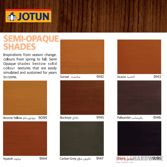 Woodshield Exterior Wood Stain 0.9 Litres / Matt Bronze Yellow 9095 Paints